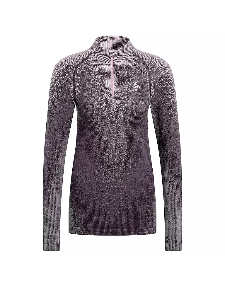 ODLO | Damen Unterzieh Zipshirt Blackcomb | grau