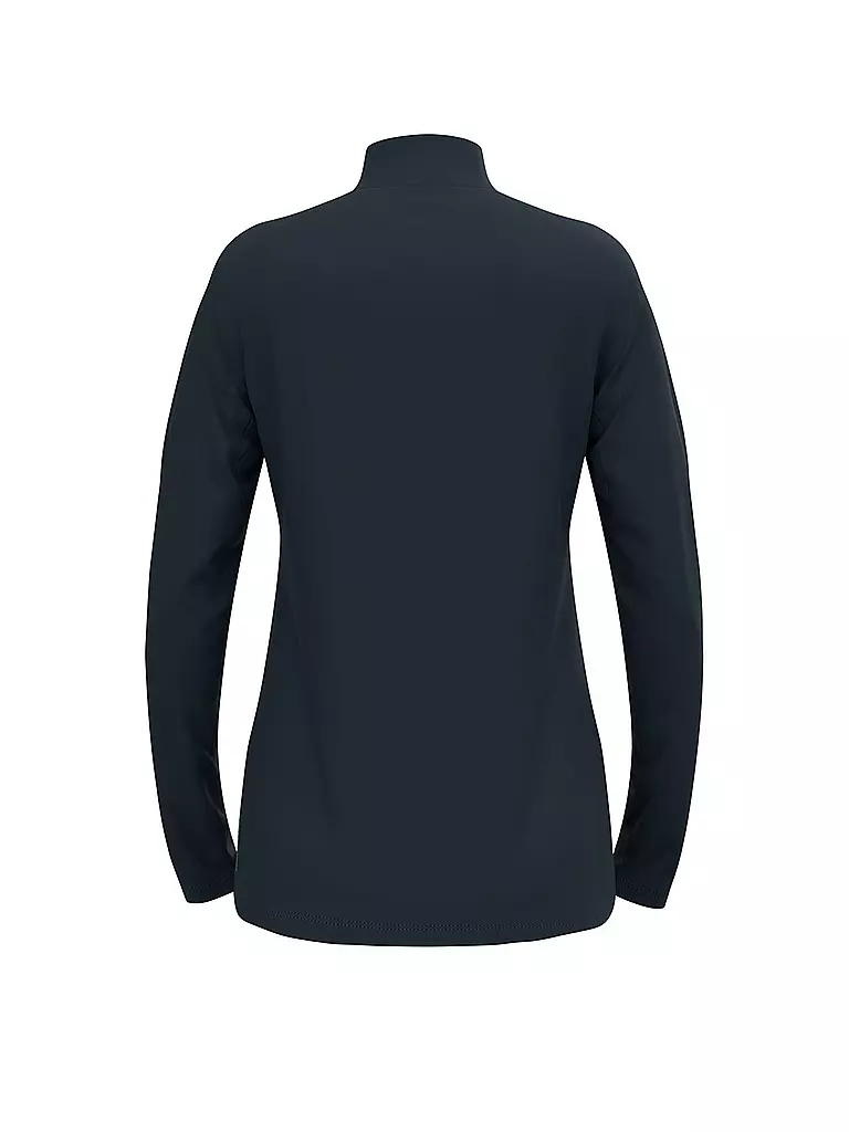 ODLO | Damen Unterzieh Zipshirt Essential Light | grau