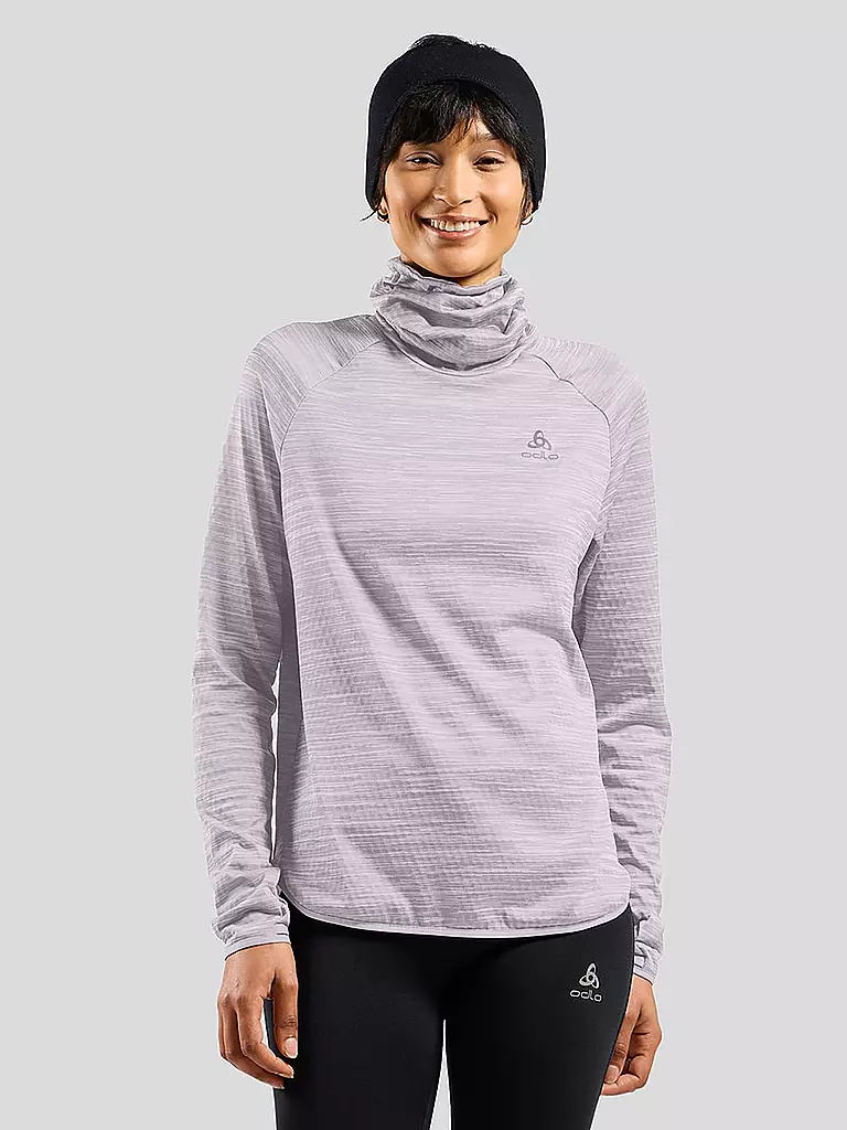 ODLO | Damen Unterziehshirt Run Easy Warm | grau