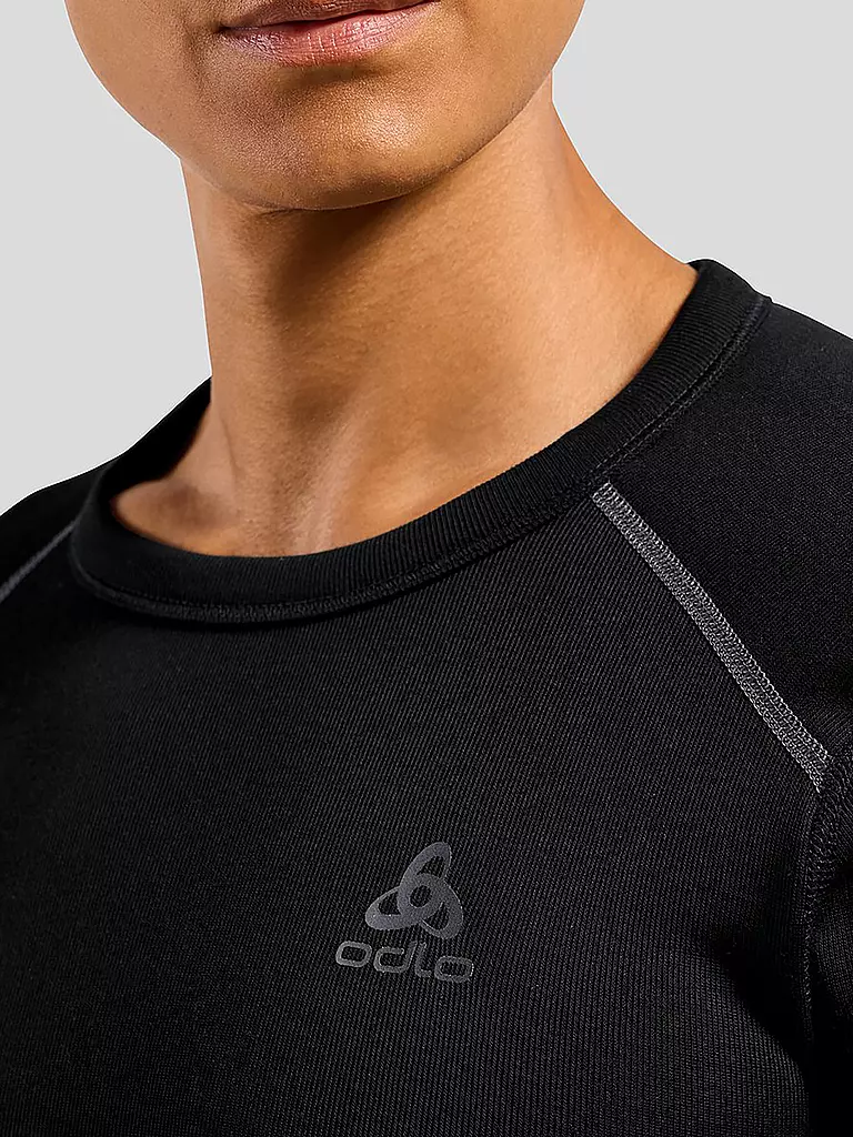 ODLO | Herren Funktionsshirt ACTIVE X-WARM ECO Base Layer | schwarz