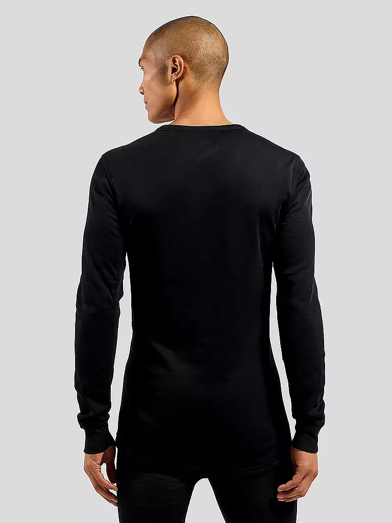 ODLO | Herren Funktionsshirt Herren ACTIVE WARM ECO Base Layer | schwarz