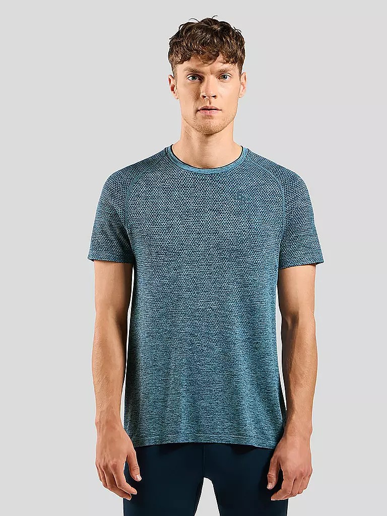 ODLO | Herren Laufshirt Essentials Seamless | schwarz