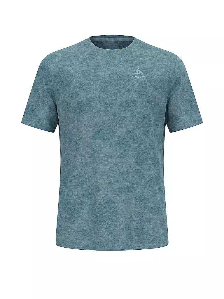 ODLO | Herren Laufshirt Zeroweight Engineered Chill-Tec | blau