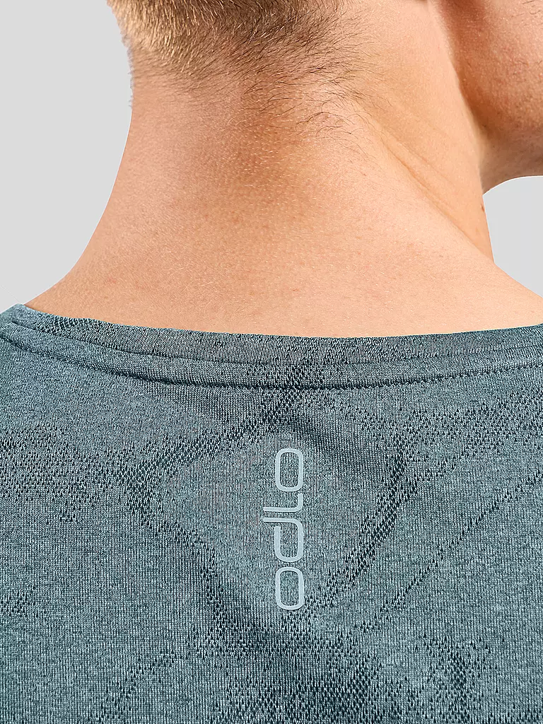 ODLO | Herren Laufshirt Zeroweight Engineered Chill-Tec | blau