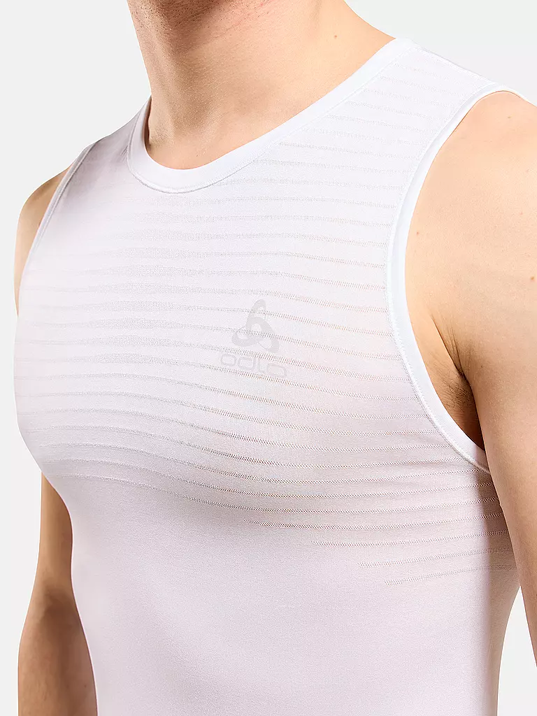 ODLO | Herren Unterzieh Tank Performance X-Light Base Layer | weiss