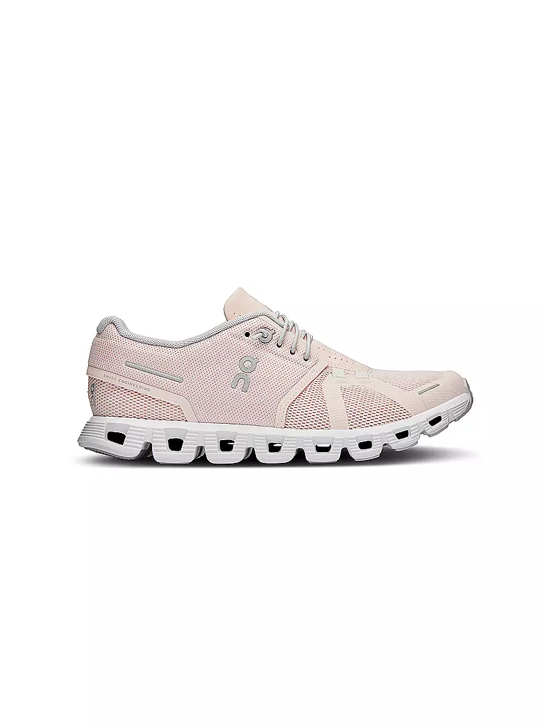 ON | Damen Freizeitschuhe Cloud 5 SHELL WHITE | rosa