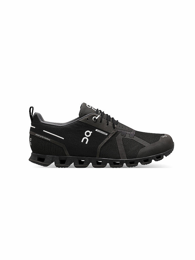 ON | Damen Laufschuh The Cloud Waterproof BLACK LUNAR | 