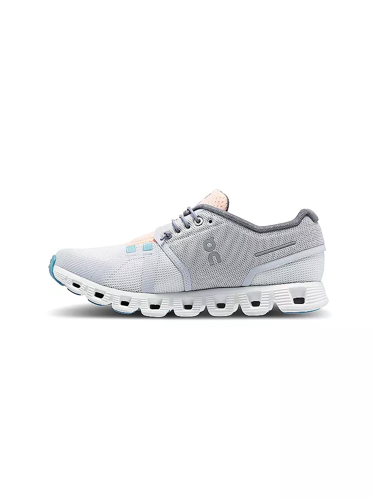 ON | Damen Laufschuhe Cloud 5 Push GLACIER UNDYED | grau