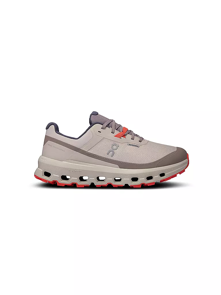 ON | Damen Traillaufschuhe Waterproof Cloudvista 2 | grau