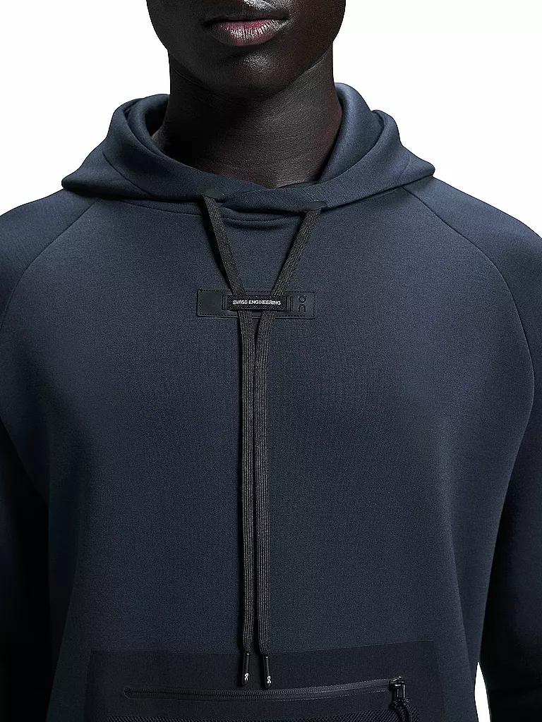 ON | Herren Laufhoodie | blau