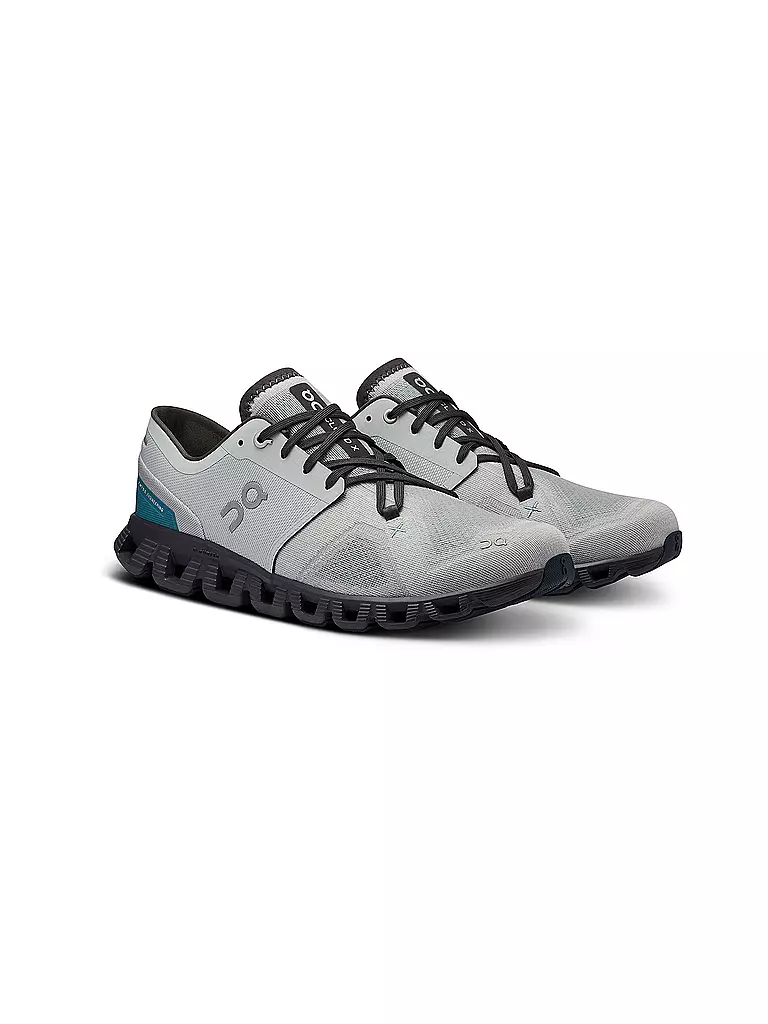 ON | Herren Laufschuhe Cloud X 3 GLACIER IRON | grau