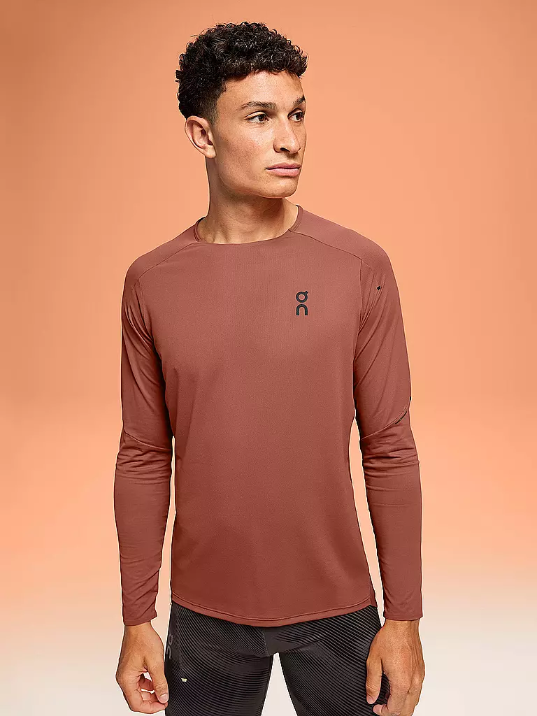 ON | Herren Laufshirt Performance Long-T | orange