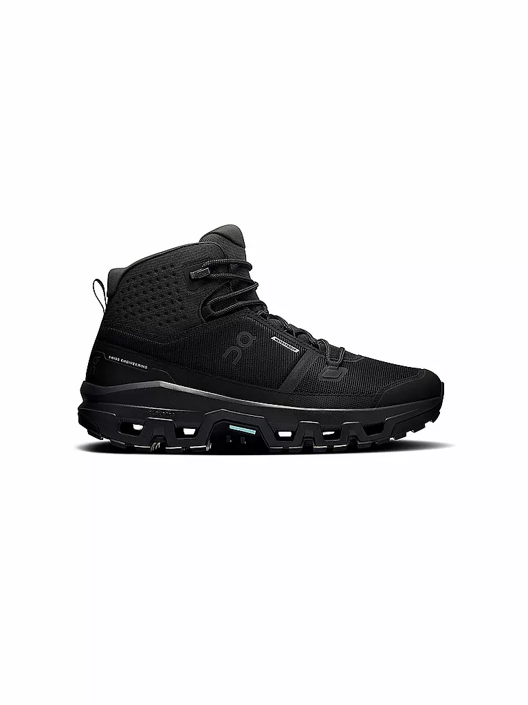 ON | Herren Wanderschuhe Cloudrocj Mid WP | schwarz