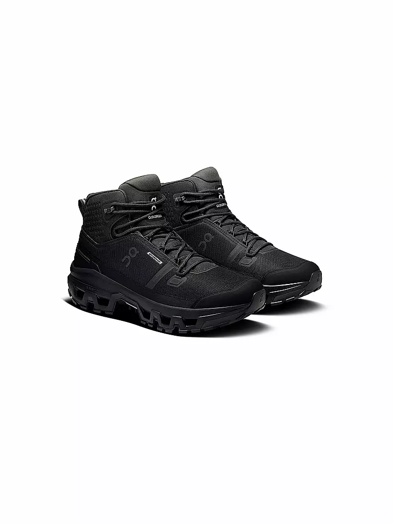 ON | Herren Wanderschuhe Cloudrocj Mid WP | schwarz