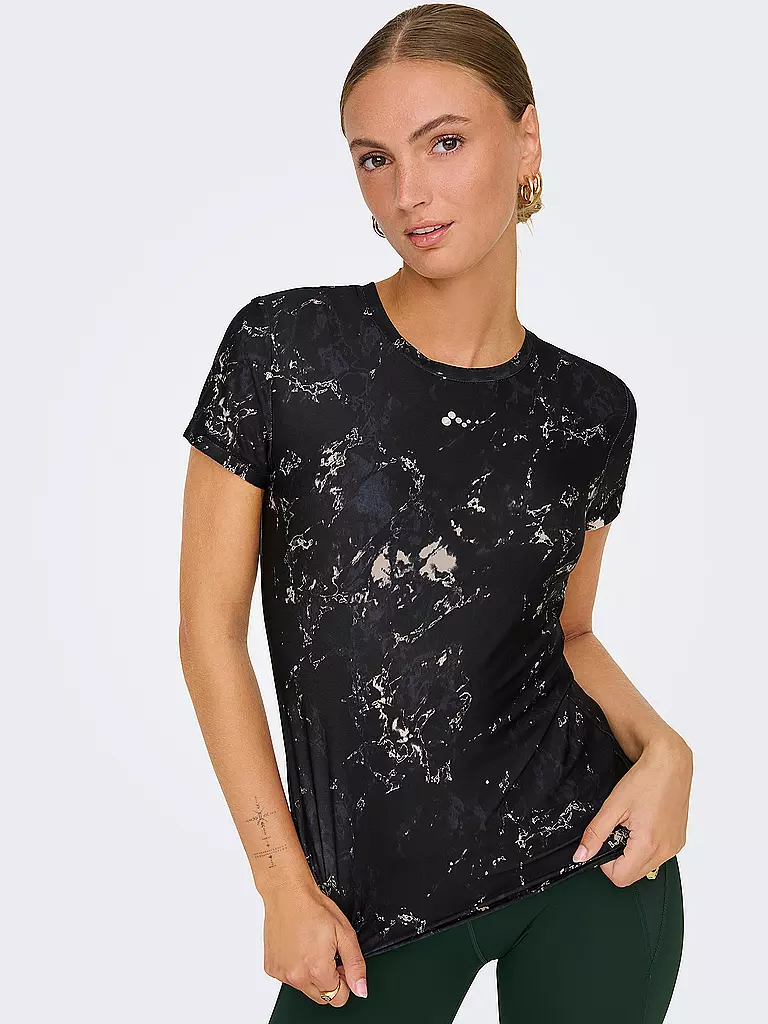 ONLY PLAY | Damen Fitnessshirt Space Life | schwarz