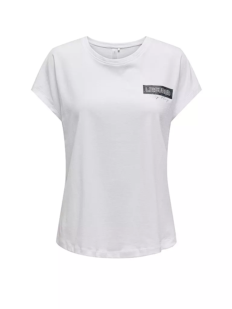 ONLY PLAY | Damen Fitnessshirt | weiss