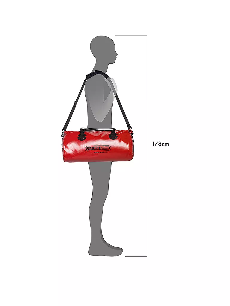 ORTLIEB | Fahrrad-Packtasche Rack-Pack 31 Liter | rot