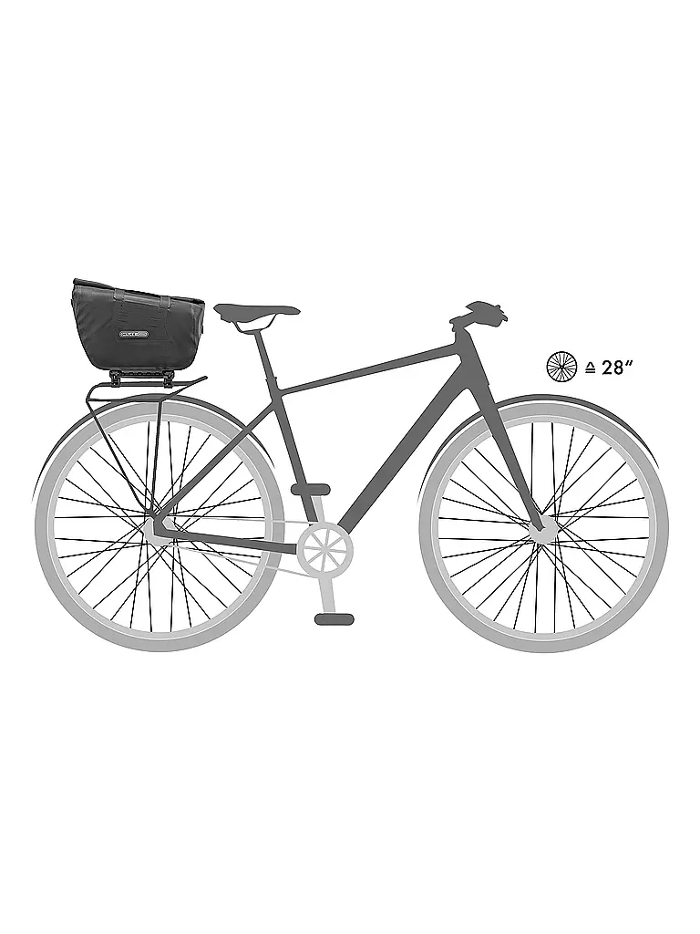 ORTLIEB | Fahrradtasche Trunk-Bag RC 12L | grau