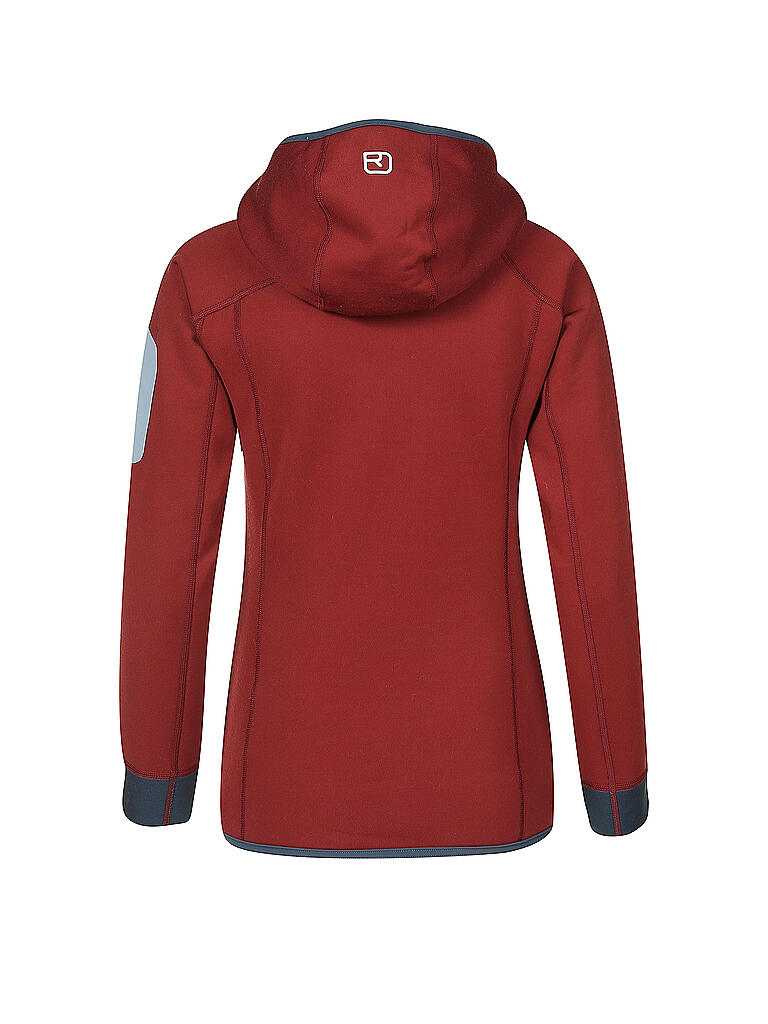 ORTOVOX | Damen Fleecejacke Fleece Plus Hoody | rot