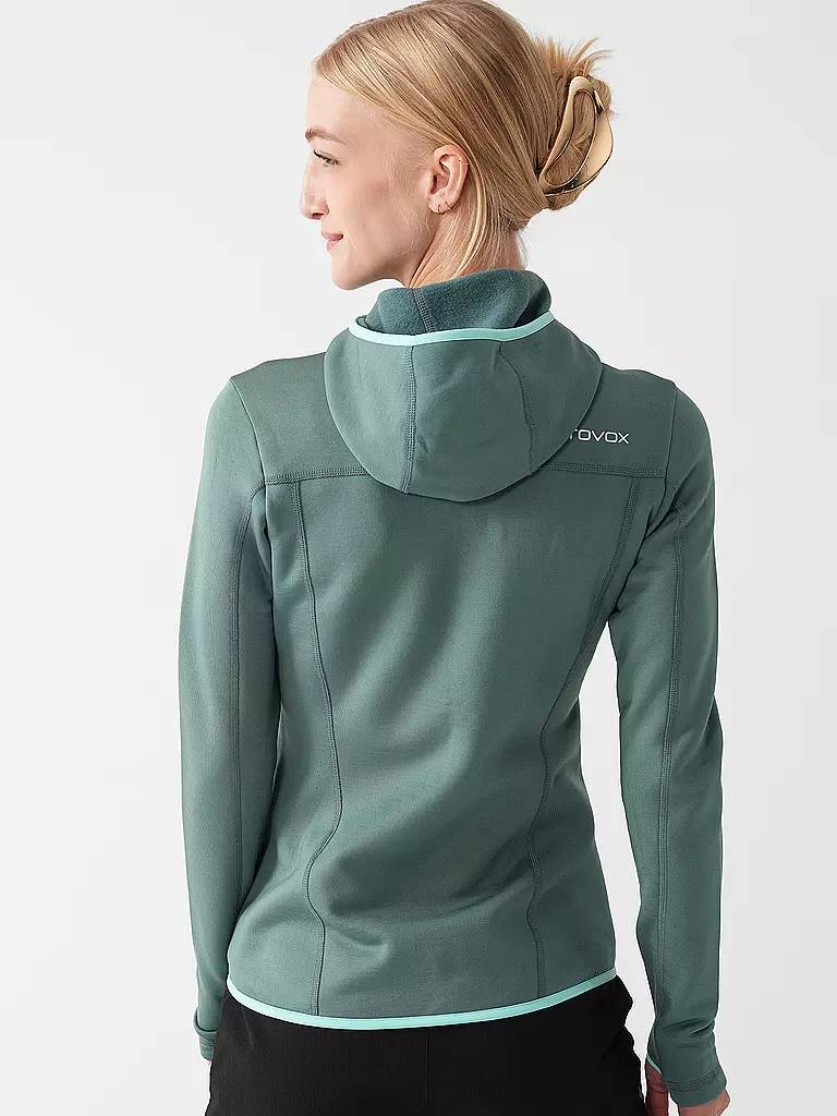 ORTOVOX | Damen Fleecejacke Hoodie | mint