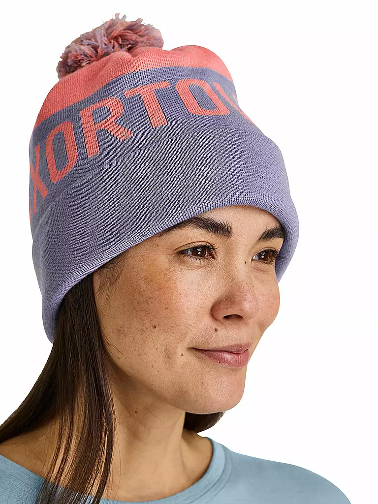 ORTOVOX | Damen Mütze Bobble Knit | lila