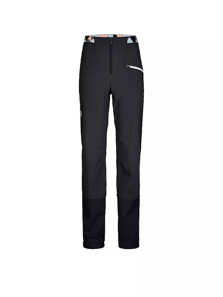 ORTOVOX | Damen Softshell Tourenhose Punta Berrino Stretch | schwarz