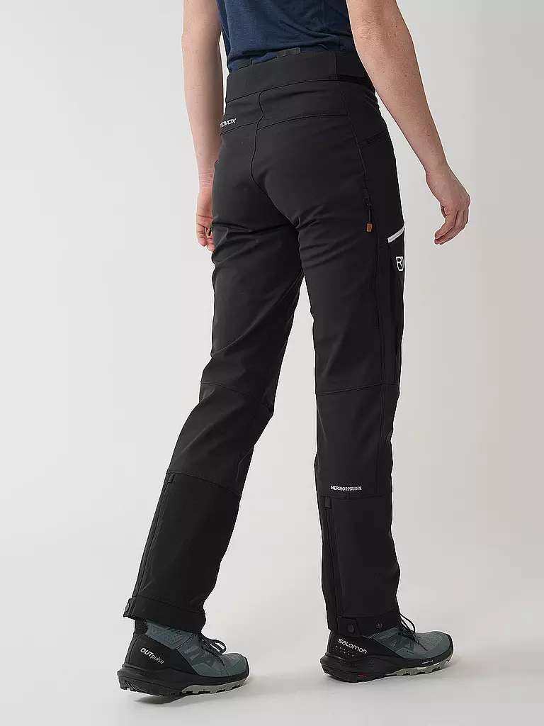 ORTOVOX | Damen Touren Softshellhose Pizol | schwarz