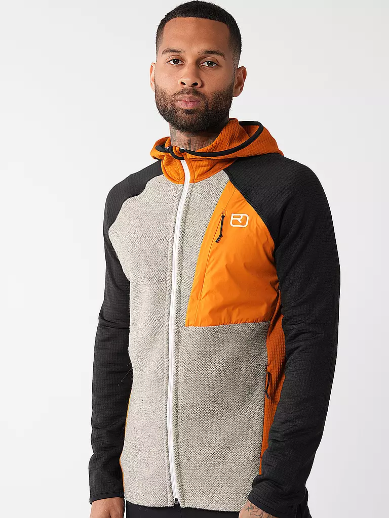 ORTOVOX | Herren Fleecejacke Classic Knit Hoodie | dunkelblau