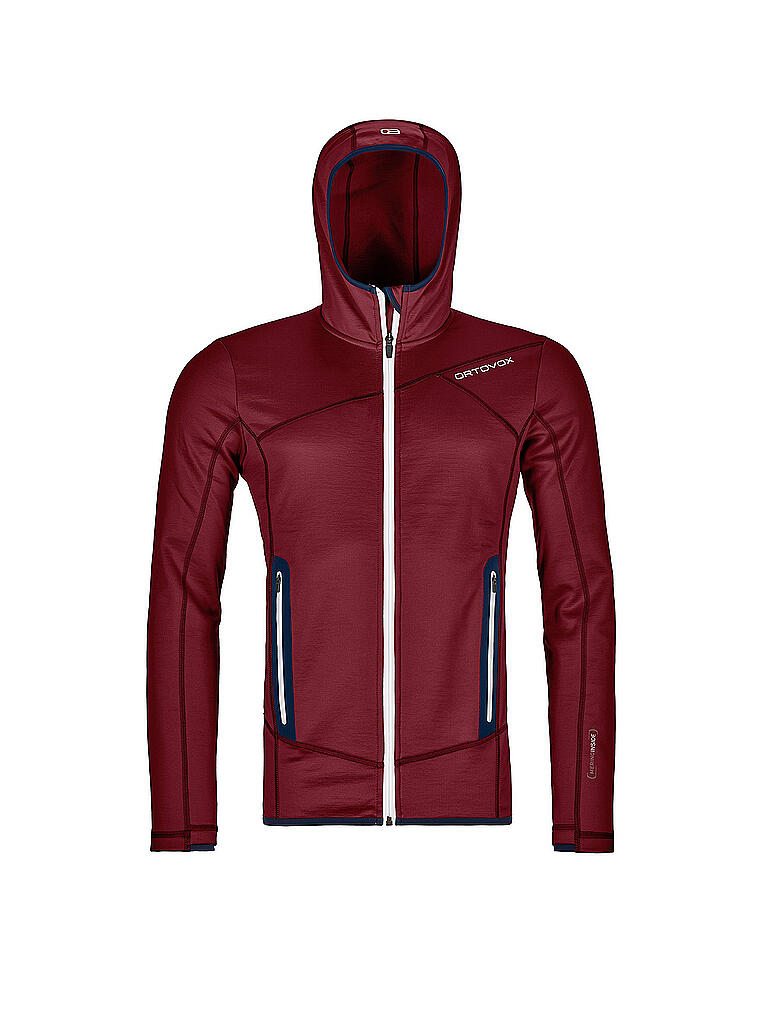 ORTOVOX | Herren Fleecejacke Fleece Hoody | rot