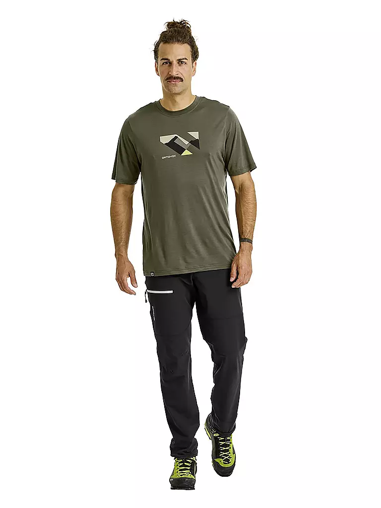 ORTOVOX | Herren Funktionsshirt Landscape TS 150COOL | olive