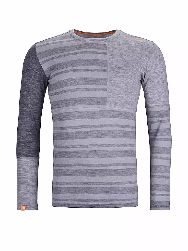 ORTOVOX | Herren Funktionsshirt Rock'n'Wool 185 | hellgrau