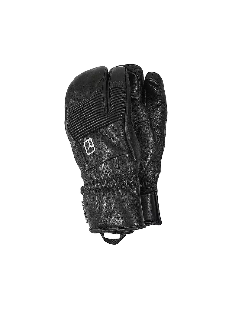 ORTOVOX | Herren Handschuhe Full Leather 3 Finger | schwarz