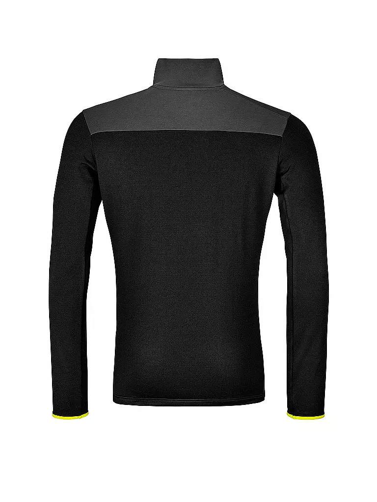 ORTOVOX | Herren Touren Zipshirt Fleece Light | schwarz