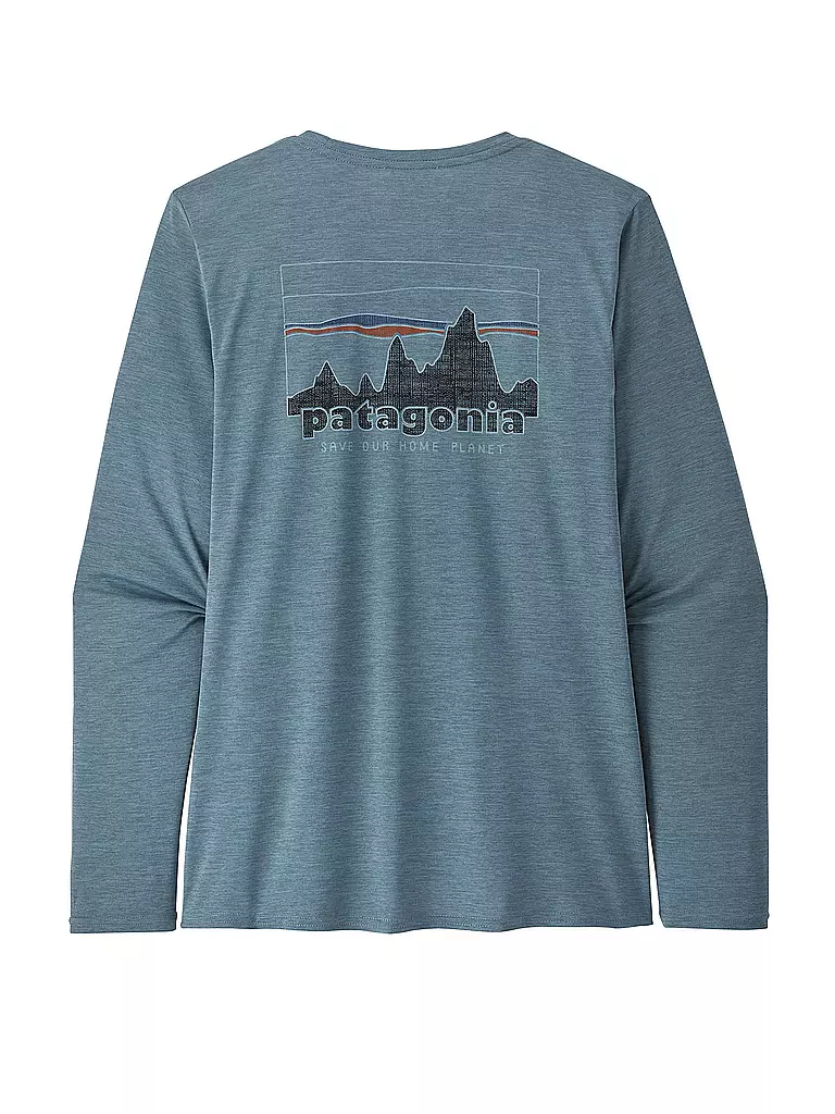 PATAGONIA | Damen Funktionsshirt Long-Sleeved Capilene® Cool Daily Graphic | hellblau