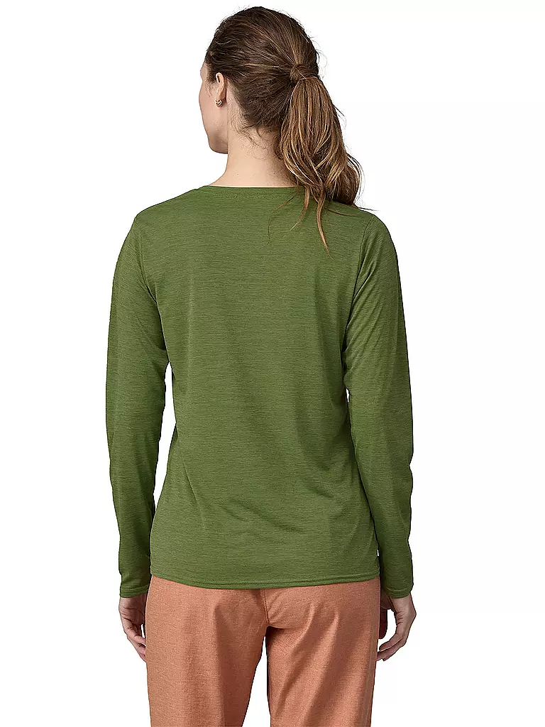 PATAGONIA | Damen Funktionsshirt Long-Sleeved Capilene® Cool Daily Graphic | grün