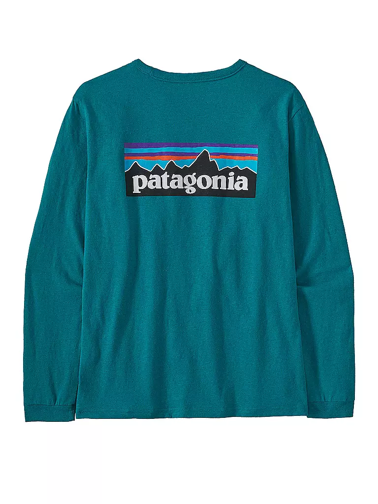 PATAGONIA | Damen Shirt P-6 Logo Responsibili-Tee® | petrol