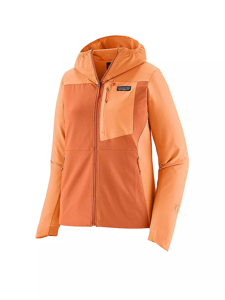 PATAGONIA | Damen Softshelljacke R1® CrossStrata | orange