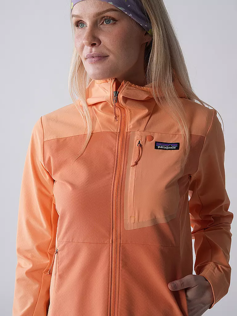 PATAGONIA | Damen Softshelljacke R1® CrossStrata | lila