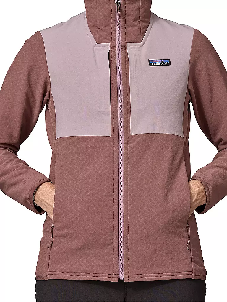 PATAGONIA | Damen Softshelljacke R2 Cross Strata Hoodie | grün