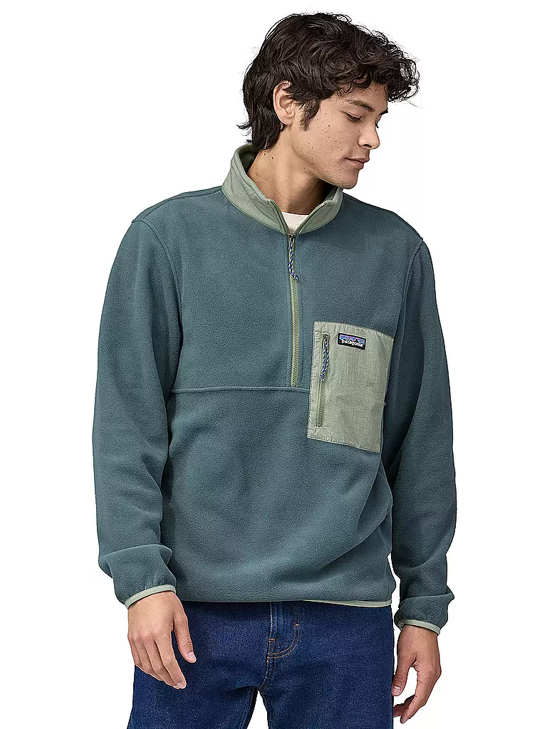 PATAGONIA | Herren Fleece Pullover Microdini 1/2-Zip | grau