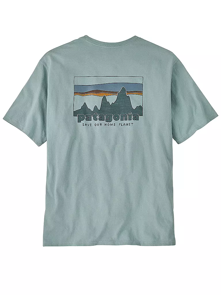 PATAGONIA | Herren T-Shirt 73 Skyline Organic | hellblau