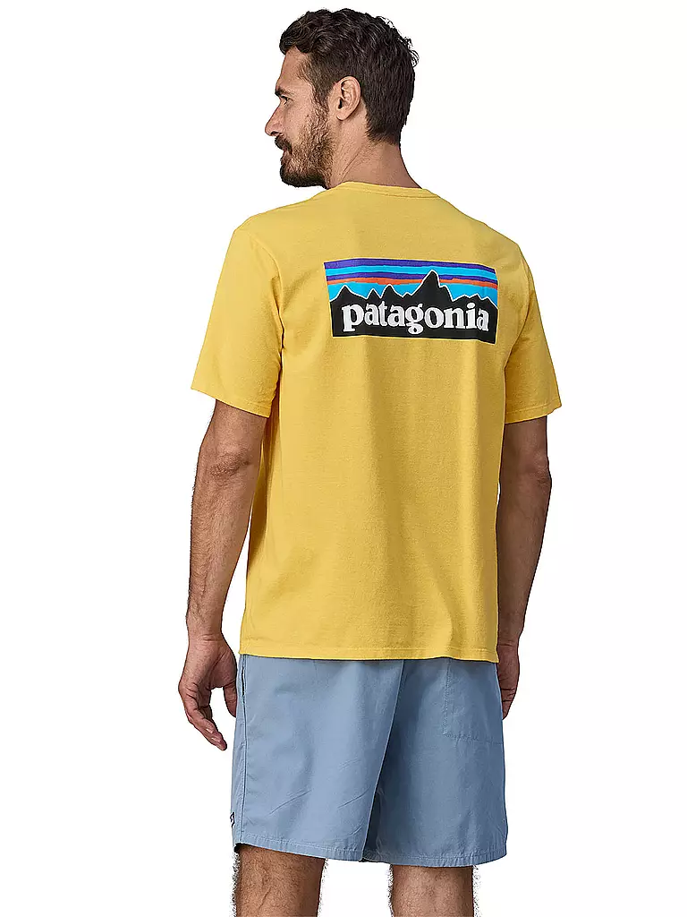 PATAGONIA | Herren T-Shirt P-6 Logo | blau