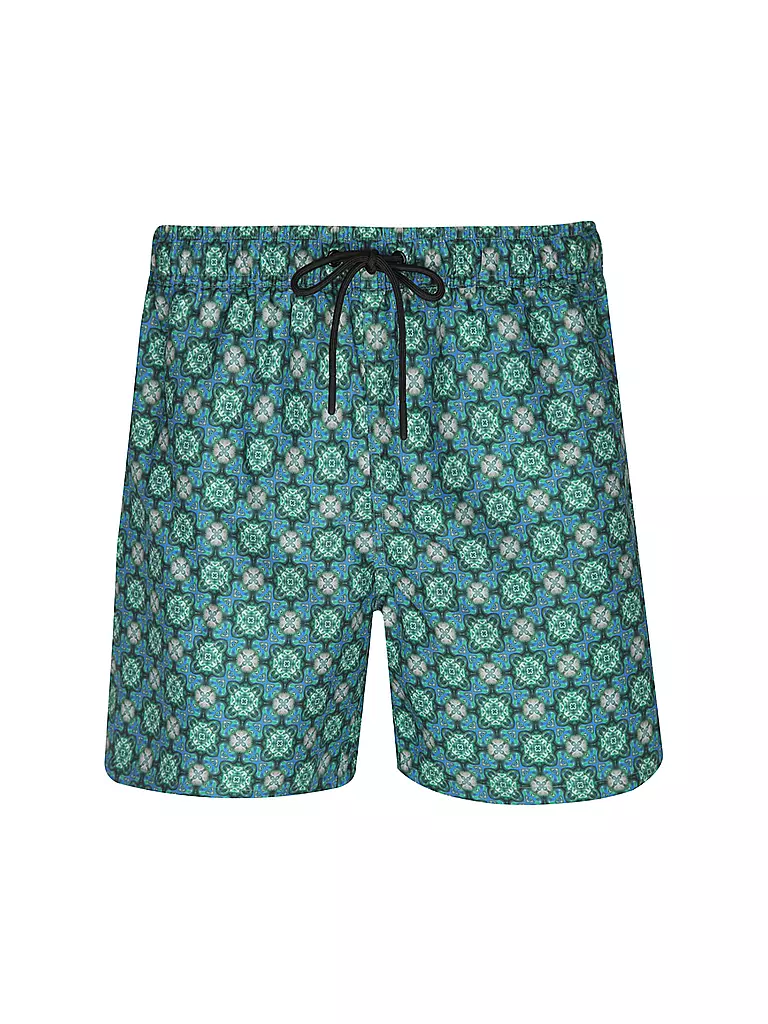 PAUL | Herren Badeshort Printed | grün