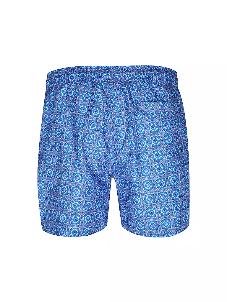 PAUL | Herren Badeshort Printed | blau