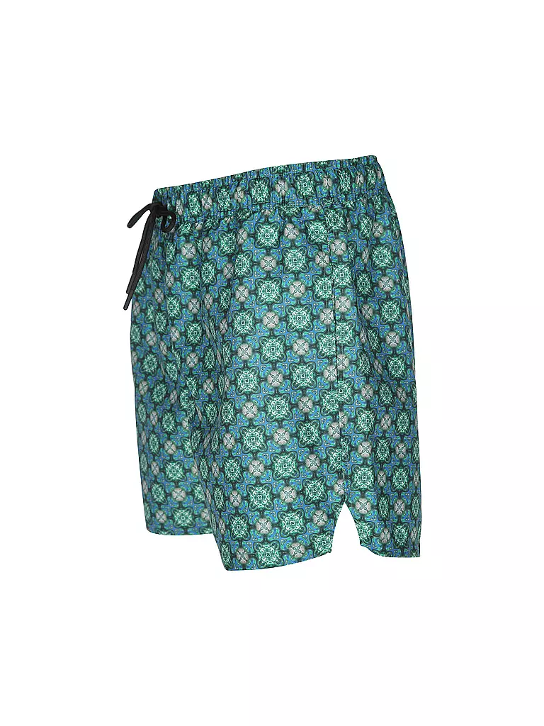 PAUL | Herren Badeshort Printed | grün