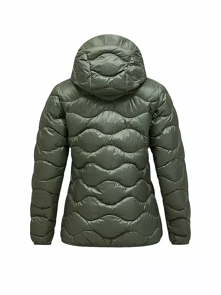 PEAK PERFORMANCE | Damen Daunenjacke Helium Down Hoodie | olive