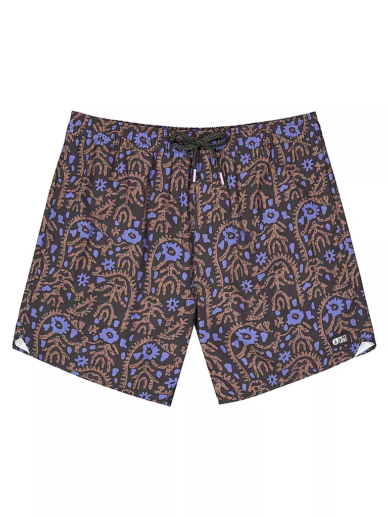 PICTURE | Herren Badeshort Piau 15 Printed | blau