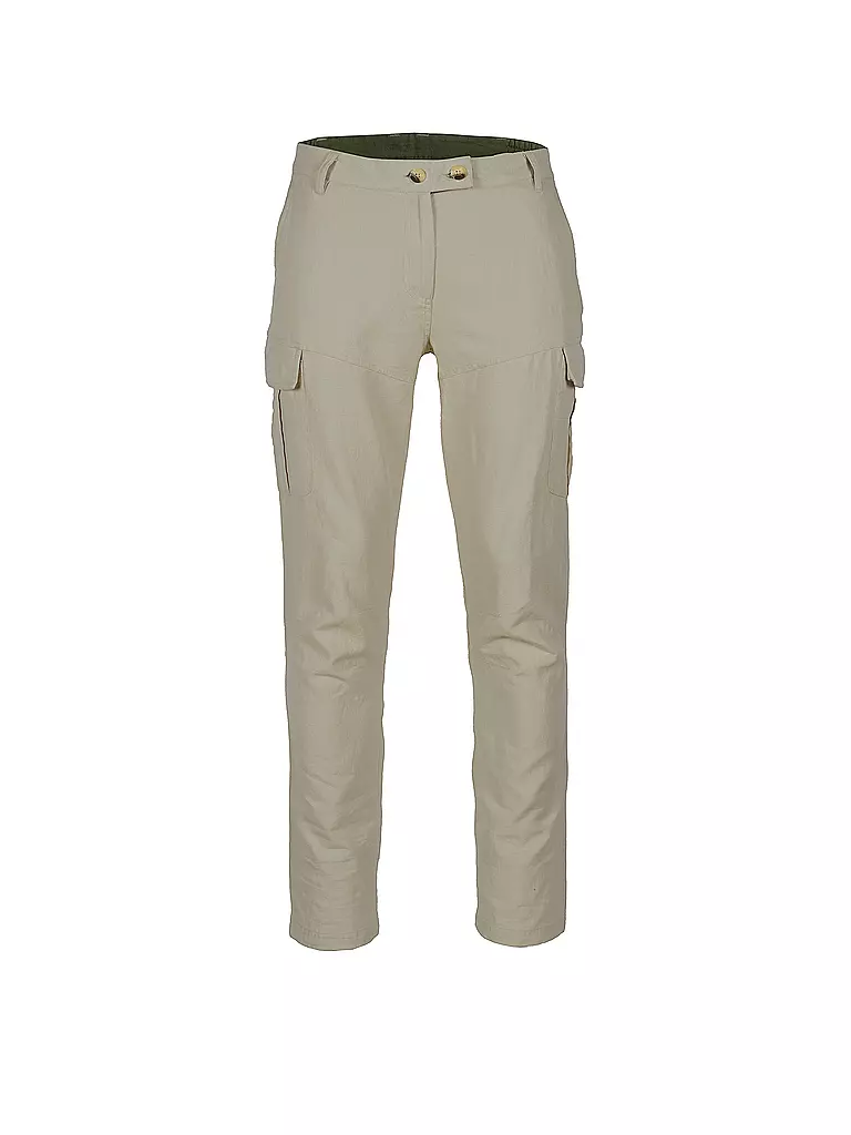 PINEWOOD | Damen Wanderhose Insect Safe Leinen | creme