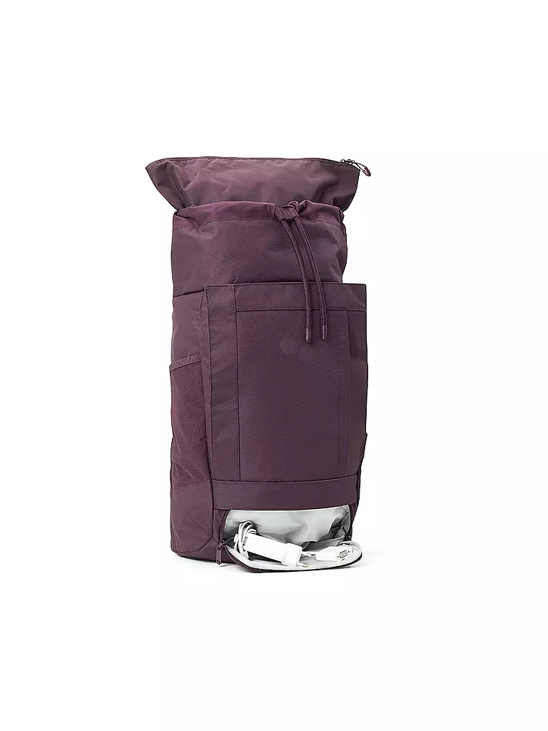 PINQPONQ | Rucksack Block Medium 30L | dunkelrot