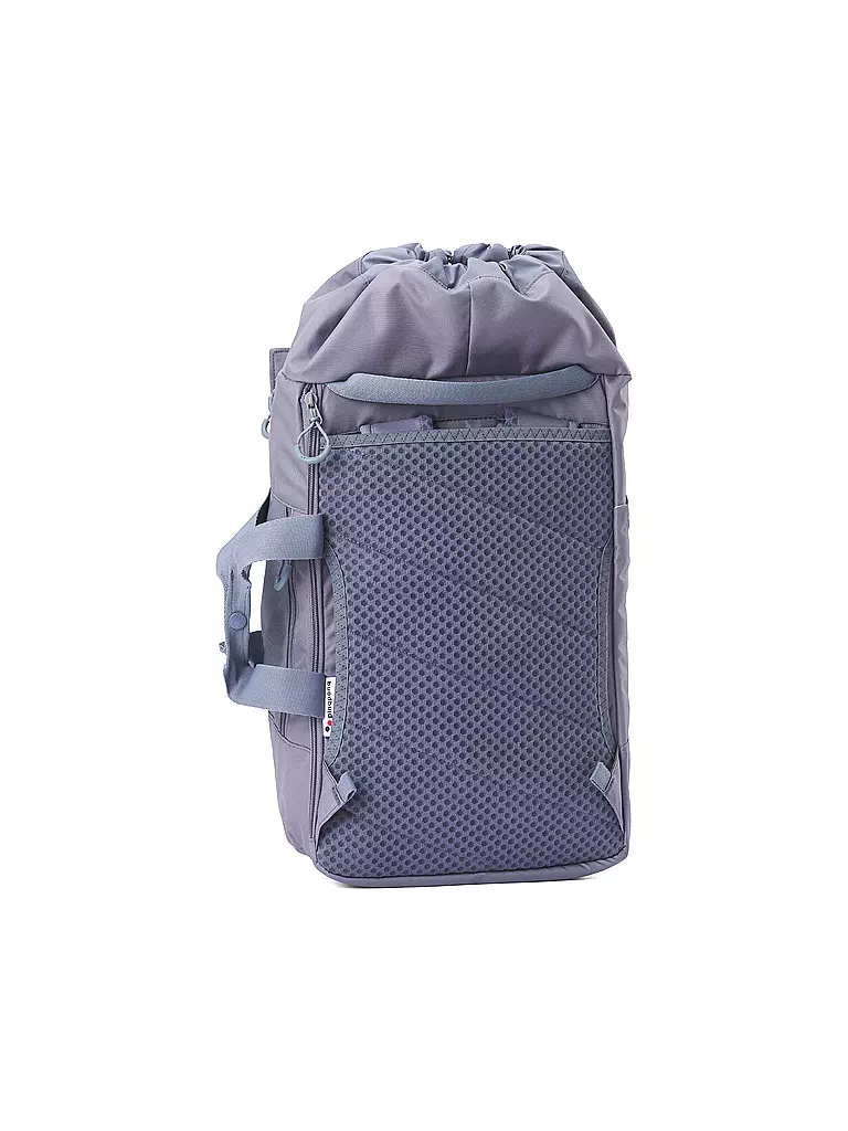 PINQPONQ | Rucksack Blok Medium Pure Woven 30-32L | dunkelrot